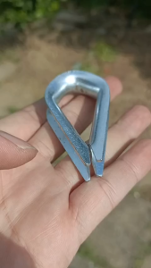 Lót dây cáp thép khuyên lót cáp bẹn lót cáp - Thép mạ cứng - Ø 10mm - #vattuducduyen