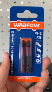 Bộ 2 Mũi bắt vít đóng PH2 50mm Wadfow WSV2K61 (Bộ)