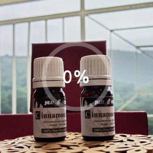 Blu Scents Cinnamon Pure Essential Oil 5ml - Uplifting Antiseptic Muscle and Joint Relief