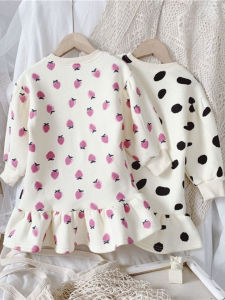 New Cute Girls Polka Dot Bubble Dress