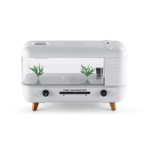 Aroma Humidifier Mini Air Humidifier Aromatherapy Fragrance Diffuser Fish Tank Shaped Essential Oils Diffuser with Night Light