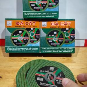 1 viên Đá cắt Hải Dương xanh MỎNG 1 tấc 100mm - Hàng Công ty đá cắt sắt cắt inox sắc bén ít hao mòn không bị bể vỡ khi sử dụng dùng cho máy mài tấc- Cửa Hàng Nam