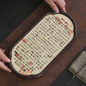 Bảng Trà Thấm Hút Hình Hoa Hồng Cổ Điển Nhỏ Sáng Tạo Bảng Trà Treo Tường Bằng Tre Thủ Công Bảng Đựng Đồ Dùng Nhà Bếp Bằng Tre