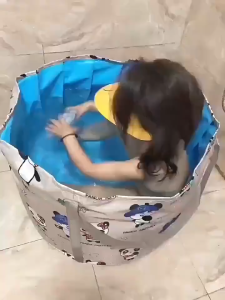 Foldable Baby Bathtub Large Thickened & Waterproof Portable Baby & Kids Bath Tub