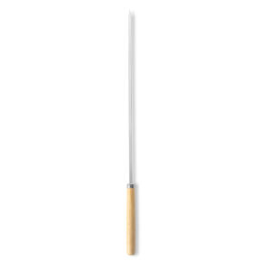 Stainless Steel Wood Handle Flat Skewers