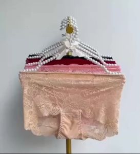 AN327 กางเกงในไซส์ใหญ่ ลูกไม้ซีทรู เอวสูง สำหรับสาวอวบ รอบเอว 28-46 นิ้ว Sale ✅✅✅