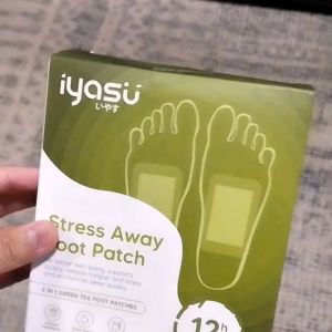 Iyasu Green Tea Detox Foot Patch for Better Sleep Stress Relief Relaxation Overnight Foot Care Natural Wellness Support Foot Pads Easy Apply for Men and Women