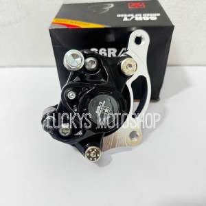 KALIPER 2 PISTON S6/RT + BREKET 220MM MIO SMILE MIO SOUL XEON MIO M3 MIO J Dll