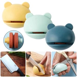 Cartoon Frog Shape Knife Sharpener Mini Portable Multi-function Sharpening Stone Household Kitchen Accessories