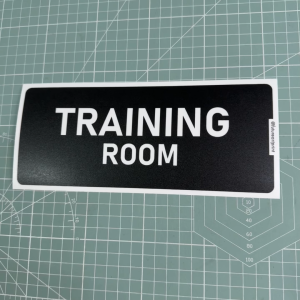 Training Room. Premium Sticker Sign Notice Signage Label. Bilik Latihan. Workshop Training Practice Area.