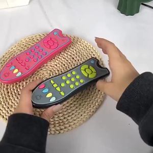 Baby TV Remote Control with Light Sound Kids Mobile Phone Baby Toy Musical Early Educational Toys Simulation Remote Control Children Learning Toy hine Gifts for Newborn