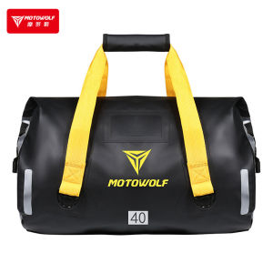 MotoCentric Waterproof Motorcycle Rider Bag Rear Tail Bag Motorbike Travel Riding Saddlebag Luggage Pouch Universal Bicycle Equipment
