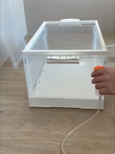 Pet Cat Atomization Box Oxygen Cage Foldable Easy To Carry Veterinary Nebulization Atomizing Box Oxygen Room for Pets