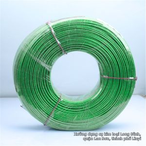 Dây Thép Mạ Kẽm Bọc Nhựa Màu Xanh 2.5mm