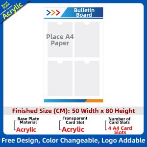 RUIKELAIXIANG | Acrylic Information Display Notice Board