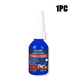 LOOLIFL | Blue Thread Locker Medium Strength Anaerobic Adhesive Screw Lock Glue Anti Vibration Prevent Loosening Metal Bolt Thread Sealant