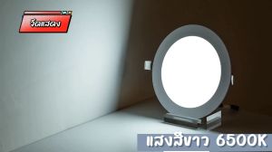 ดาวน์ไลท์ LED พาแนลไลท์ Panel Downlight ทรงกลม 6W-18W 5-6-8 นิ้ว