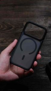 Ốp Lưng Nhám Mờ Có Nút Bấm AI Theo Màu Máy Chống Vân Tay Cho iPhone 17 Pro Max 16 Pro Max