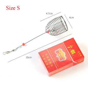 Lồng rọ xả mồi - Xả Ổ Chất Liệu inox giúp các Cần thủ tạo ổ câu một cách dễ dàng- 4 sai - S-M-L-XL