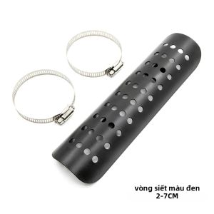 OUHOE | Đa Năng Xe Máy Ống Xả Tấm Chắn Nhiệt Bao Da Bảo Vệ Bộ Giảm Thanh Bảo Vệ Moto Phụ Kiện Phù Hợp Cho Xe Máy