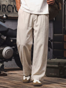 Retro Style Linen Loose Trousers