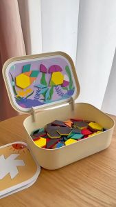 Đồ chơi giáo dục Bộ đồ chơi xếp hình nam châm 250 mảnh giúp bé thỏa sức sáng tạo gắn kết tình cảm - DC5016