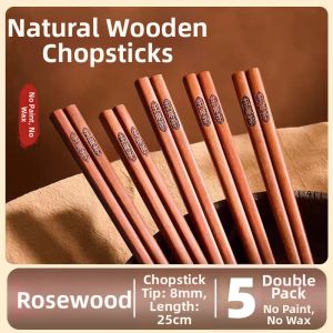 WANGMAZI | Antimicrobial Mold-Resistant Heat-Resistant Wooden Chopsticks