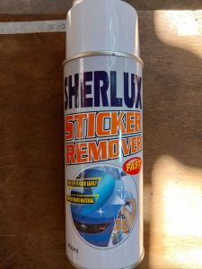 SHERLUX STICKER REMOVER 450ML SPRAY PANGTANGGAL SA MGA STICKERS NA NAKATIDIKIT NA MAHIRAP TANGALIN