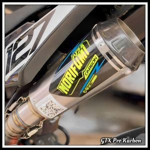 Knalpot Norifumi GTX Pro Carbon KLX150 CRF150L WR155 DTracker Viar Cross X 150