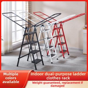 Foldable Ladder Clothes Drying Rack