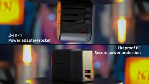 MCDODO CP3471 Universal Travel Adaptor USB Type C PD Fast Charging 20W