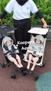(Koopers Official Store) Koopers Aero Original Lightweight Stroller Keperluan Perjalanan Bayi | EN1888 Approved
