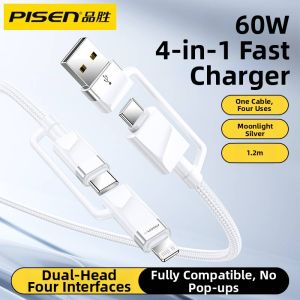 pisen | Fast Charging Multi-functional Adapter Cable PD 60W