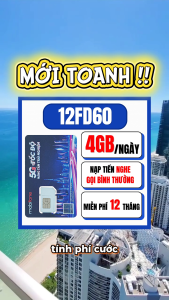 ( GIÁ TẬN GỐC ) Sim 4G Mobifone Miễn Phí 1 Năm Tốc Độ Cao Full Băng Thông 12FD50 12MDT50 Tặng 5GB/ngày - 12FD60 Tặng 4GB/ngày cam kết đủ 1 năm từ GWIN TECHNOLOGY . FREESHIP - CHƯA KÍCH HOẠT.