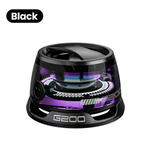 Loa Bluetooth Mini Di Động Có Đèn Màu RGB Và Giá Đỡ Điện Thoại Loa Stereo Du Lịch Từ Tính Chống Nước Hỗ Trợ USB Và Thẻ TF