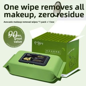 JIUQI | Avocado Makeup Remover Wipes Eye Lip Face 3-in-1