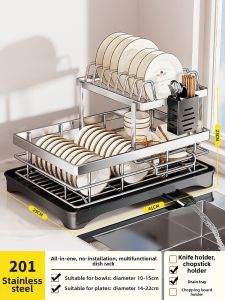 B&W | Stainless Steel Multifunctional Kitchen Rack Waterproof