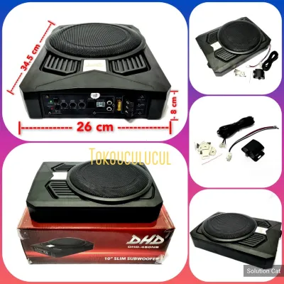 Subwofer kolong underseat 10inch DHD 450NB aktif