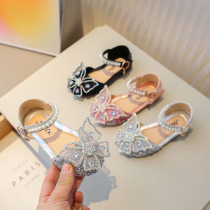 Soft Sole Toe Protection Princess Summer Sandals for Girls