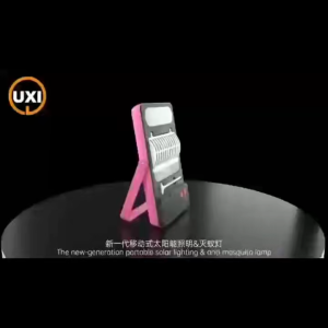 KOVIA 40W Portable solar mosquito kill lamp with floosh light USB phone charging lighting and flashing function