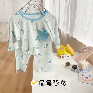 Áo Thun Trẻ Em Mùa Hè Tay Lửng Mỏng Thoáng Khí Thoải Mái Mặc Nhà Kháng Khuẩn Kháng Tĩnh Điện Vải Modal Viscose Polyester