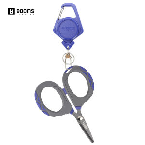 Booms Fishing | Booms Fishing XW01 Fly Fishing Braid Line Scissors with Retractable Badge Holder Carabiner Fishing Tackle Tools Accessorie Set