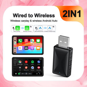 Wireless Carplay Adapter for Carplay Android Auto Smart USB Plug and Play For Havel Kia Volvo Audi MG VW Hyundai Jeep