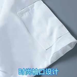 Ready Stock Chef Uniform Chef Uniform For Men Chef Jacket Chef Costume Chefs Uniform Short Sleeve Hotel Restaurant Kitchen Uniform Comfortable and Breathable Chefs Uniform M-2XL