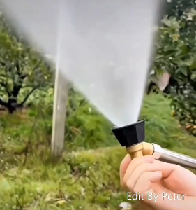 2วัน🚛การจัดส่งในพื้นที่🚛1/4 "Universal Adapter หัวฉีดสเปรย์ยาฆ่าแมลงสีดําปรับได้ยาฆ่าแมลงแรงดันสูง + หัวฉีดหมุน 360 องศาสเปรย์ทองเหลืองกันลมฟาร์มพ่นสารเคมีรดน้ําสวนสําหรับการควบคุมศัตรูพืชทําสวนเพื่อการเกษตร