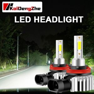 2Pcs Canbus 9005 Hb3 Led Car Headlight H4 H8 H11 Hb4 9006 Hir2 9012 Car Fog Light Bulb 12-24V High Low Beam Headlamp