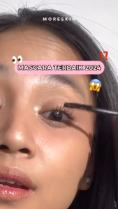 moreskin maskara - tahan lama waterprof - melentikan bulu mata