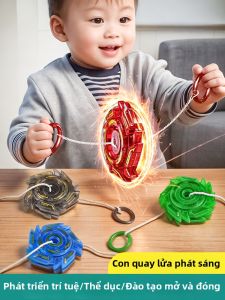 Đồ Chơi Đèn LED Quay Dây Kéo Phong Cách