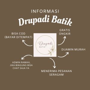 Blouse Melisa Batik Solo Wanita Dewasa Modern Mewah Baju Atasan Cewek Blus Jumbo Kerja Kantor Trend Masa Kini - DRUPADI BATIK