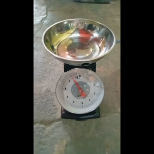 Timbangan Serbaguna Jarum Analog Duduk Mangkok SS MERK warna RANDOM